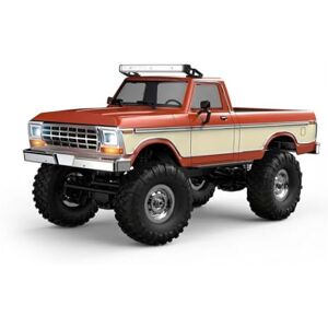 FunXylophy Crawler RC escala 1/16, camión RC 4x4 completo proporcional todoterreno para coche todoterreno con 12 faros de estilo, camioneta RC Hobby para adultos (RTR/rojo) FunXylophy Crawler RC escala 1/16, camión RC 4x4 completo proporcional todoterreno para coche todoterreno con 12 faros de estilo, camioneta RC Hobby para adultos (RTR/rojo)