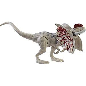 Jurassic World Figuras de Acción, Dilophosaurus, Fuerza Salvaje, Dinosaurio de Juguete para niños de 4 años en adelante Jurassic World Figuras de Acción, Dilophosaurus, Fuerza Salvaje, Dinosaurio de Juguete para niños de 4 años en adelante