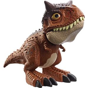 Jurassic World Toys Camp Cretácico Chompin' Carnotaurus Toro Figura de acción de Dinosaurio con botón Activado y Otros Movimientos, Escultura Realista, Regalo para niños a Partir de 4 años Jurassic World Toys Camp Cretácico Chompin' Carnotaurus Toro Figura de acción de Dinosaurio con botón Activado y Otros Movimientos, Escultura Realista, Regalo para niños a Partir de 4 años