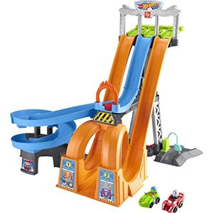 Fisher-Price , LITTLE PEOPLE, Gran Pista de Carreras de Hot Wheels, Juguete para Bebé, 18 Meses en Adelante, Juego imaginativo, Más de 50 sonidos, Lanzador triple de vehículos Fisher-Price , LITTLE PEOPLE, Gran Pista de Carreras de Hot Wheels, Juguete para Bebé, 18 Meses en Adelante, Juego imaginativo, Más de 50 sonidos, Lanzador triple de vehículos