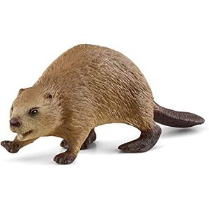 Schleich Wild Life, North American Woodland Wild Animal Toys para niños, Figura de Juguete de Castor Schleich Wild Life, North American Woodland Wild Animal Toys para niños, Figura de Juguete de Castor