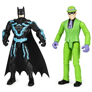 DC Comics Batman Cifras de acción de Batman and The Riddler de 4 Pulgadas con 6 Accesorios misteriosos, Juguetes para niños a Partir de 3 años DC Comics Batman Cifras de acción de Batman and The Riddler de 4 Pulgadas con 6 Accesorios misteriosos, Juguetes para niños a Partir de 3 años