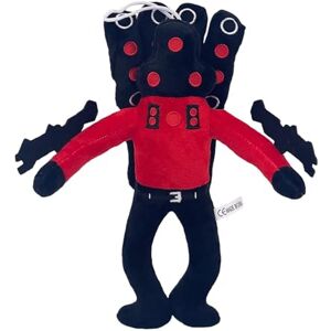 UNNIQ Juguete de Peluche Skibidi-Toilet, 1/2 Piezas de Dibujos Animados Audio Man Plushies Doll, Figura de Peluche de camarógrafo de Juegos de Terror, para niños, fanáticos, decoración y Regalos UNNIQ Juguete de Peluche Skibidi-Toilet, 1/2 Piezas de Dibujos Animados Audio Man Plushies Doll, Figura de Peluche de camarógrafo de Juegos de Terror, para niños, fanáticos, decoración y Regalos