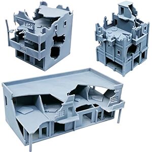 Outland Models Estructura ferroviaria del paisaje de la ciudad dañada conjunto de casa (grande) escala 1:220 Z Outland Models Estructura ferroviaria del paisaje de la ciudad dañada conjunto de casa (grande) escala 1:220 Z