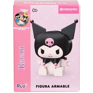 Ruz Figura armanble Keepley Sanrio Kuromi 130 Piezas Ruz Figura armanble Keepley Sanrio Kuromi 130 Piezas