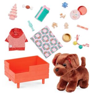 Glitter Girls – Holiday Puppy Set – 18Pcs Accessory Set & 6-Inch Plush – Dog Bed & Sweater – Pillow, Jingle Bells & More – 3 Years + – Cocoa & Holiday Pup Set Glitter Girls – Holiday Puppy Set – 18Pcs Accessory Set & 6-Inch Plush – Dog Bed & Sweater – Pillow, Jingle Bells & More – 3 Years + – Cocoa & Holiday Pup Set