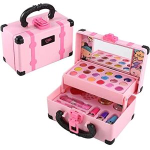 AnXiongStore Kit de Juguetes de Maquillaje para niños para niña, Juego de Juguetes de cosméticos Lavables, Juego de simulación, Kit de Juguete de Maquillaje para niños, Rubor de Princesa AnXiongStore Kit de Juguetes de Maquillaje para niños para niña, Juego de Juguetes de cosméticos Lavables, Juego de simulación, Kit de Juguete de Maquillaje para niños, Rubor de Princesa