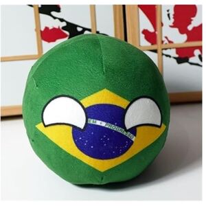 GANGKJDS Polandball Countryballs Muñeco De Peluche Ucrania España Hungría Portugal Rumania Grecia Austria México Polonia Bola Colgante 9cm (Color : Brazil, Size : 9CM) GANGKJDS Polandball Countryballs Muñeco De Peluche Ucrania España Hungría Portugal Rumania Grecia Austria México Polonia Bola Colgante 9cm (Color : Brazil, Size : 9CM)