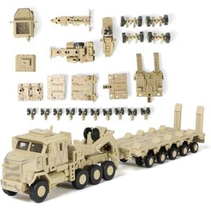 SEBUNAS Escala 1/72 M1070 (amarillo) Camión militar modelo de construcción rápida vehículo blindado M1070 modelo de construcción de juguete regalo para adultos traje para niños juguetes educativos SEBUNAS Escala 1/72 M1070 (amarillo) Camión militar modelo de construcción rápida vehículo blindado M1070 modelo de construcción de juguete regalo para adultos traje para niños juguetes educativos