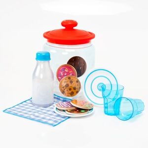 Fat Brain Toys Juego de leche y galletas pretendables, juego de leche y galletas, juego imaginativo para edades de 3 a 10 años Fat Brain Toys Juego de leche y galletas pretendables, juego de leche y galletas, juego imaginativo para edades de 3 a 10 años