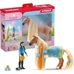 Schleich Horse Club Sofia's Beauties Juego de 18 piezas de belleza de caballo – Figura de caballo Kim y caballo con pelo cepillable y accesorios de clip para el pelo más abalorio y clip, regalo para Schleich Horse Club Sofia's Beauties Juego de 18 piezas de belleza de caballo – Figura de caballo Kim y caballo con pelo cepillable y accesorios de clip para el pelo más abalorio y clip, regalo para