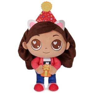 DREAMWORKS GABBY'S DOLLHOUSE Gabby’s Dollhouse, Peluche de Gabby Girl de la Serie Celebraciones, Juguetes de Peluche para niños y niñas a Partir de 3 años DREAMWORKS GABBY'S DOLLHOUSE Gabby’s Dollhouse, Peluche de Gabby Girl de la Serie Celebraciones, Juguetes de Peluche para niños y niñas a Partir de 3 años