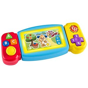 Fisher-Price Ríe y Aprende Juguete para Bebés Videojuego Portátil Aprende Conmigo con Canciones y Frases educativas Que enseñan a Contar, Las Formas y los Colores para bebés de 9 Meses en adelante Fisher-Price Ríe y Aprende Juguete para Bebés Videojuego Portátil Aprende Conmigo con Canciones y Frases educativas Que enseñan a Contar, Las Formas y los Colores para bebés de 9 Meses en adelante