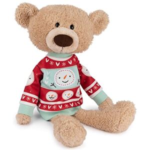 GUND Palillo de Dientes con suéter navideño, Animal de Peluche clásico para Edades de 1 año en adelante, Beige/Rojo/Blanco, 15 Pulgadas GUND Palillo de Dientes con suéter navideño, Animal de Peluche clásico para Edades de 1 año en adelante, Beige/Rojo/Blanco, 15 Pulgadas