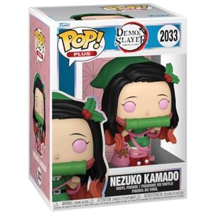 Funko Pop! Plus: Demon Slayer Nezuko Kamado Holiday Collectable Vinyl Figure Gift Idea Official Merchandise Toys for Kids & Adults Anime Fans Model Figure for Collectors and Display Funko Pop! Plus: Demon Slayer Nezuko Kamado Holiday Collectable Vinyl Figure Gift Idea Official Merchandise Toys for Kids & Adults Anime Fans Model Figure for Collectors and Display