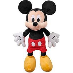 Disney Juguete suave grande oficial de Mickey Mouse para niños, personaje de peluche con textura borrosa y detalles bordados, cola suave, apto para todas las edades Disney Juguete suave grande oficial de Mickey Mouse para niños, personaje de peluche con textura borrosa y detalles bordados, cola suave, apto para todas las edades
