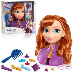 Disney ’s Frozen 2 Anna Styling Head, 19 cm, 17 Piezas, Cabello pelirrojo, Ojos Azules, Juego de simulación, Juguetes para niños a Partir de 3 años Disney ’s Frozen 2 Anna Styling Head, 19 cm, 17 Piezas, Cabello pelirrojo, Ojos Azules, Juego de simulación, Juguetes para niños a Partir de 3 años