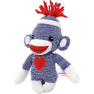 Made By Aliens Adorable mono calcetín de 6 pulgadas, el original juguete tradicional de peluche tejido a mano para niños, bebés, adolescentes, niñas y niños, marioneta de regalo (azul) Made By Aliens Adorable mono calcetín de 6 pulgadas, el original juguete tradicional de peluche tejido a mano para niños, bebés, adolescentes, niñas y niños, marioneta de regalo (azul)