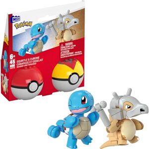 Mega Brands Pokémon Juguete de Construcción Pokébola Squirtle & Cubone para niños de 6 años en adelante Mega Brands Pokémon Juguete de Construcción Pokébola Squirtle & Cubone para niños de 6 años en adelante