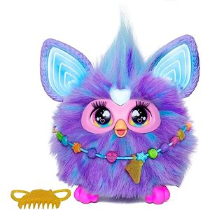 Furby Morado, 15 accesorios de moda, juguetes de peluche interactivos para niñas y niños de 6 años y más, animatrónico activado por voz Furby Morado, 15 accesorios de moda, juguetes de peluche interactivos para niñas y niños de 6 años y más, animatrónico activado por voz