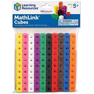 Learning Resources MathLink Cubes 100 Cubos, Edades 5+ años Juguetes Stem, Juguete Educativo para Desarrollar Habilidades Matemáticas Basicas, Juegos Didacticos para Niños, Utiles Escolares Learning Resources MathLink Cubes 100 Cubos, Edades 5+ años Juguetes Stem, Juguete Educativo para Desarrollar Habilidades Matemáticas Basicas, Juegos Didacticos para Niños, Utiles Escolares