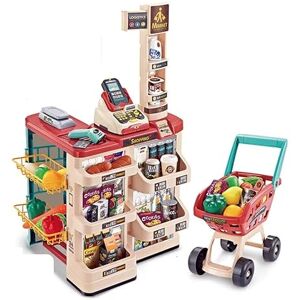 iPidelo Cocina Mini Super Mercado de Juguete con Luces y Sonidos Juego con Accesorios para Niño Niñas iPidelo Cocina Mini Super Mercado de Juguete con Luces y Sonidos Juego con Accesorios para Niño Niñas
