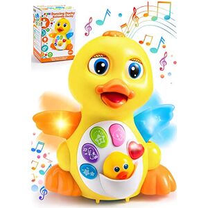 JOYIN Dancing Walking Yellow Duck Baby Toy con música y LED Light Up para bebés, niños pequeños Interactivo de Aprendizaje para el Desarrollo, la Escuela y la Clase Premio Niños JOYIN Dancing Walking Yellow Duck Baby Toy con música y LED Light Up para bebés, niños pequeños Interactivo de Aprendizaje para el Desarrollo, la Escuela y la Clase Premio Niños