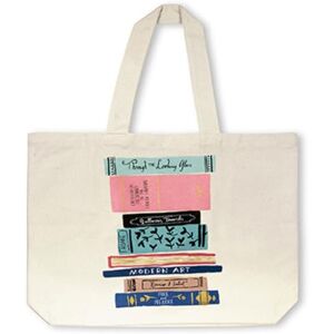 Kate Spade New York Bolsa de lona extragrande para mujer, bolsa de playa de lona, bolsa de libro con bolsillo, pila de clásicos, Pila de clásicos, Una talla, Classic Kate Spade New York Bolsa de lona extragrande para mujer, bolsa de playa de lona, bolsa de libro con bolsillo, pila de clásicos, Pila de clásicos, Una talla, Classic