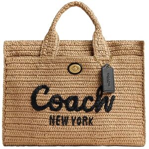 Coach Bolsa de paja para carga, B4/Natural, B4/Natural Coach Bolsa de paja para carga, B4/Natural, B4/Natural