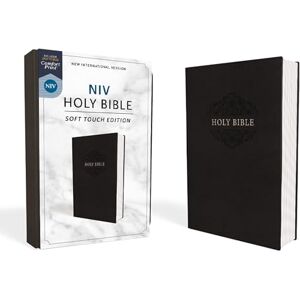 Zondervan NIV, Holy Bible, Soft Touch Edition, Leathersoft, Black, Comfort Print Zondervan NIV, Holy Bible, Soft Touch Edition, Leathersoft, Black, Comfort Print
