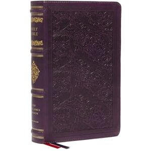 Thomas Nelson NKJV, Personal Size Reference Bible, Sovereign Collection, Leathersoft, Purple, Red Letter, Comfort Print: Holy Bible, New King James Version Thomas Nelson NKJV, Personal Size Reference Bible, Sovereign Collection, Leathersoft, Purple, Red Letter, Comfort Print: Holy Bible, New King James Version