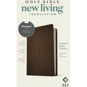 New Living Translation NLT Premium Value Thinline Bible, Filament Enabled (Leatherlike, Dark Brown Cross) New Living Translation NLT Premium Value Thinline Bible, Filament Enabled (Leatherlike, Dark Brown Cross)
