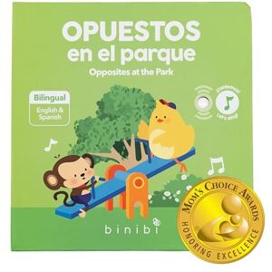 Binibi Libro musical español para bebés y niños pequeños 1-3 Opuestos en el Parque Libro de sonido bilingüe Binibi Libro musical español para bebés y niños pequeños 1-3 Opuestos en el Parque Libro de sonido bilingüe