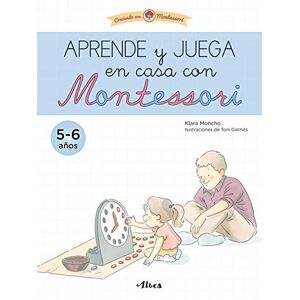 Moncho, Klara Aprende y juega en casa con Montessori (5-6 años). Tu cuaderno de vaca Moncho, Klara Aprende y juega en casa con Montessori (5-6 años). Tu cuaderno de vaca