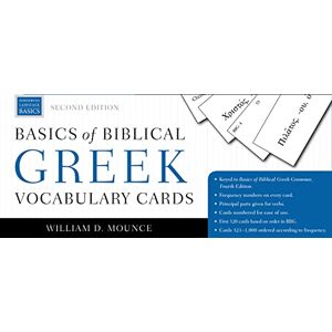 Mounce, William D. Basics of Biblical Greek Vocabulary Cards: Second Edition Mounce, William D. Basics of Biblical Greek Vocabulary Cards: Second Edition
