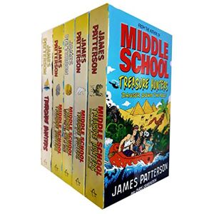 James Patterson Middle School Treasure Hunters Series Collection 5 Books Set by James Patterson Middle School Treasure Hunters Series Collection 5 Books Set by
