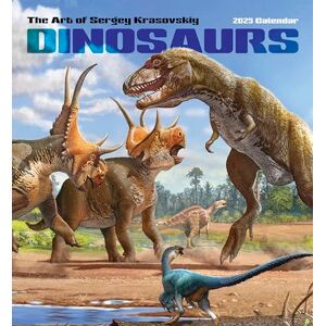 Sergey Krasovskiy Dinosaurs: The Art of  2025 Wall Calendar Sergey Krasovskiy Dinosaurs: The Art of  2025 Wall Calendar