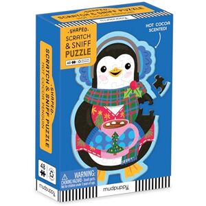 Mudpuppy Hot Cacao Penguin – Mini Rompecabezas de 48 Piezas para rascar y oler con Ilustraciones Coloridas y Divertidas de un Acogedor pingüino de Invierno y Piezas de Rompecabezas perfumadas Mudpuppy Hot Cacao Penguin – Mini Rompecabezas de 48 Piezas para rascar y oler con Ilustraciones Coloridas y Divertidas de un Acogedor pingüino de Invierno y Piezas de Rompecabezas perfumadas