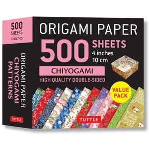 Origami Paper 500 sheets Chiyogami Patterns 4" (10 cm): Tuttle Origami Paper: Double-Sided Origami Sheets Printed with 12 Different Illustrated Patterns Origami Paper 500 sheets Chiyogami Patterns 4" (10 cm): Tuttle Origami Paper: Double-Sided Origami Sheets Printed with 12 Different Illustrated Patterns