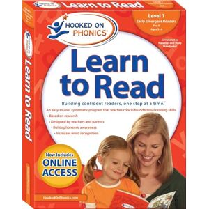 Hooked on Phonics Learn to Read Level 1: Early Emergent Readers (Pre-K Ages 3-4) Hooked on Phonics Learn to Read Level 1: Early Emergent Readers (Pre-K Ages 3-4)
