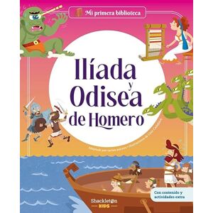Solé, Jordi Ilíada y Odisea de Homero: Libro infantil con juegos y actividades extra Los grandes clásicos de la historia de la literatura, convertidos en ... para niños y niñas (Mi primera biblioteca) Solé, Jordi Ilíada y Odisea de Homero: Libro infantil con juegos y actividades extra Los grandes clásicos de la historia de la literatura, convertidos en ... para niños y niñas (Mi primera biblioteca)