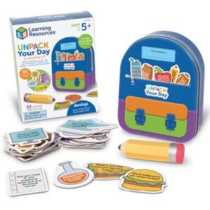 Learning Resources Unpack Your Day Conversation Kit, Juguetes de Aprendizaje Socioemocional,Kit para Iniciar la Conversación, Mayores de 5 años, 32 Piezas Learning Resources Unpack Your Day Conversation Kit, Juguetes de Aprendizaje Socioemocional,Kit para Iniciar la Conversación, Mayores de 5 años, 32 Piezas