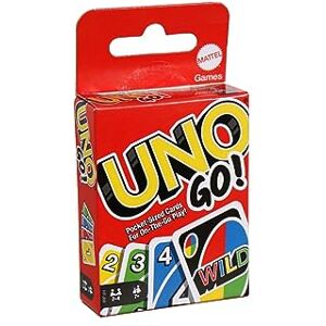 UNO GO! Tarjetas de bolsillo para jugar en cualquier momento, tarjetas de juego mini para viajes, calcetines de relleno, fiesta de cumpleaños, niños y adultos, juego de noche, diversión en familia UNO GO! Tarjetas de bolsillo para jugar en cualquier momento, tarjetas de juego mini para viajes, calcetines de relleno, fiesta de cumpleaños, niños y adultos, juego de noche, diversión en familia