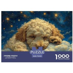 GSDGHG Rompecabezas de madera de caniche, 1000 piezas para adultos, divertido decoración del hogar, juego educativo, juguete intelectual, alivio del estrés, desafío educativo, 1000 piezas (75 x 50 cm) GSDGHG Rompecabezas de madera de caniche, 1000 piezas para adultos, divertido decoración del hogar, juego educativo, juguete intelectual, alivio del estrés, desafío educativo, 1000 piezas (75 x 50 cm)