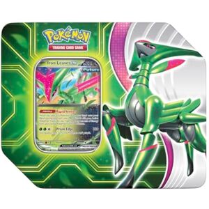 Pokémon TCG: Paradox Clash Tin (Iron Leaves ex) Pokémon TCG: Paradox Clash Tin (Iron Leaves ex)