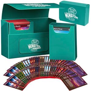 Monster Cable Caja de cartón Doble con Cierre magnético autobloqueable (Compatible con Cartas de Yugioh, Pokemon, Magic The Gathering) Monster Cable Caja de cartón Doble con Cierre magnético autobloqueable (Compatible con Cartas de Yugioh, Pokemon, Magic The Gathering)