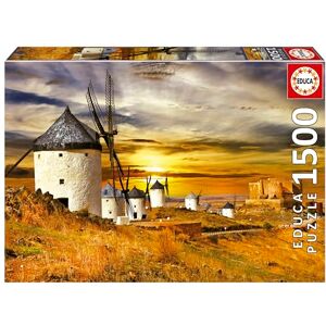 Educa Puesta de sol española Molinos de viento, Consuegra Rompecabezas de 1500 piezas Pegamento de rompecabezas incluido La imagen completa mide 33.5 x 23.6 pulgadas A partir de 14 años (19618) Educa Puesta de sol española Molinos de viento, Consuegra Rompecabezas de 1500 piezas Pegamento de rompecabezas incluido La imagen completa mide 33.5 x 23.6 pulgadas A partir de 14 años (19618)