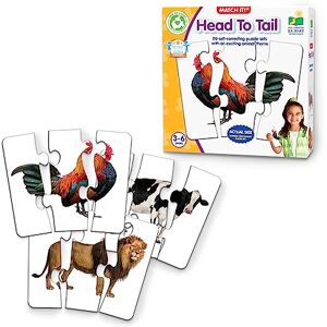 The Learning Journey : Match It! Head to Tail – 20 Juegos de Rompecabezas con temática Animal autocorrección – Rompecabezas a Juego para niños de 3 a 6 años (40 Piezas) The Learning Journey : Match It! Head to Tail – 20 Juegos de Rompecabezas con temática Animal autocorrección – Rompecabezas a Juego para niños de 3 a 6 años (40 Piezas)