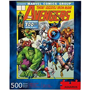 AQUARIUS Marvel Avengers Puzzle (Rompecabezas de 500 Piezas) – Producto Oficial de Marvel Merchandise y coleccionables, sin deslumbramiento, Ajuste de precisión, prácticamente sin Polvo de AQUARIUS Marvel Avengers Puzzle (Rompecabezas de 500 Piezas) – Producto Oficial de Marvel Merchandise y coleccionables, sin deslumbramiento, Ajuste de precisión, prácticamente sin Polvo de