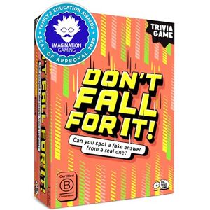 Big Potato Don't Fall For It Divertido juego de mesa de trivia para familias y niños, divertido juego familiar para todas las edades + de 2 jugadores, rápido y fácil de jugar, juego perfecto de Navidad Big Potato Don't Fall For It Divertido juego de mesa de trivia para familias y niños, divertido juego familiar para todas las edades + de 2 jugadores, rápido y fácil de jugar, juego perfecto de Navidad